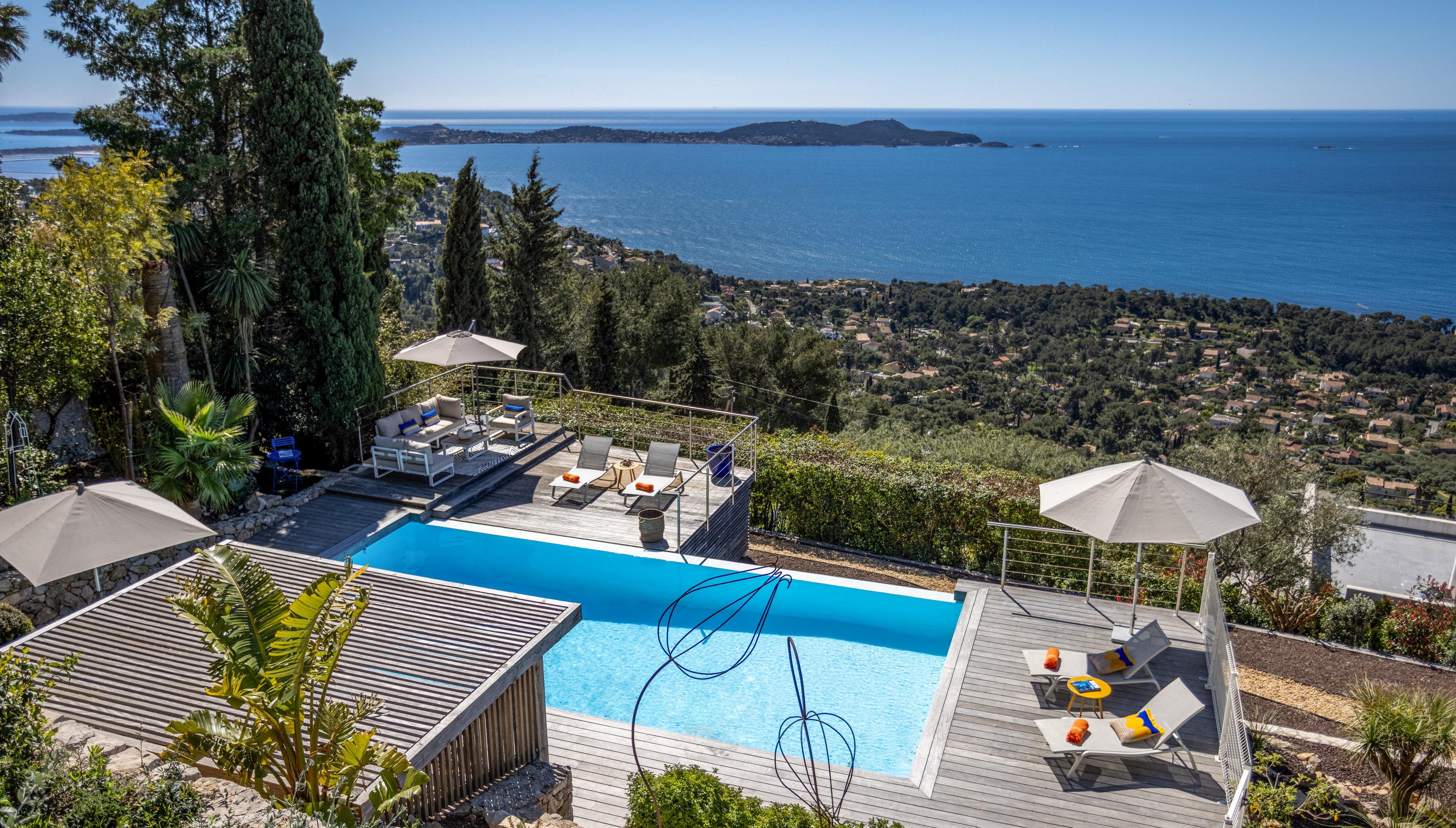 Vue mer depuis La Mounta